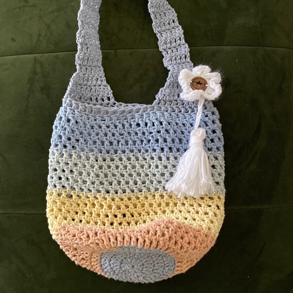 Crochet Knit Tote - Small - Picture 1 of 5